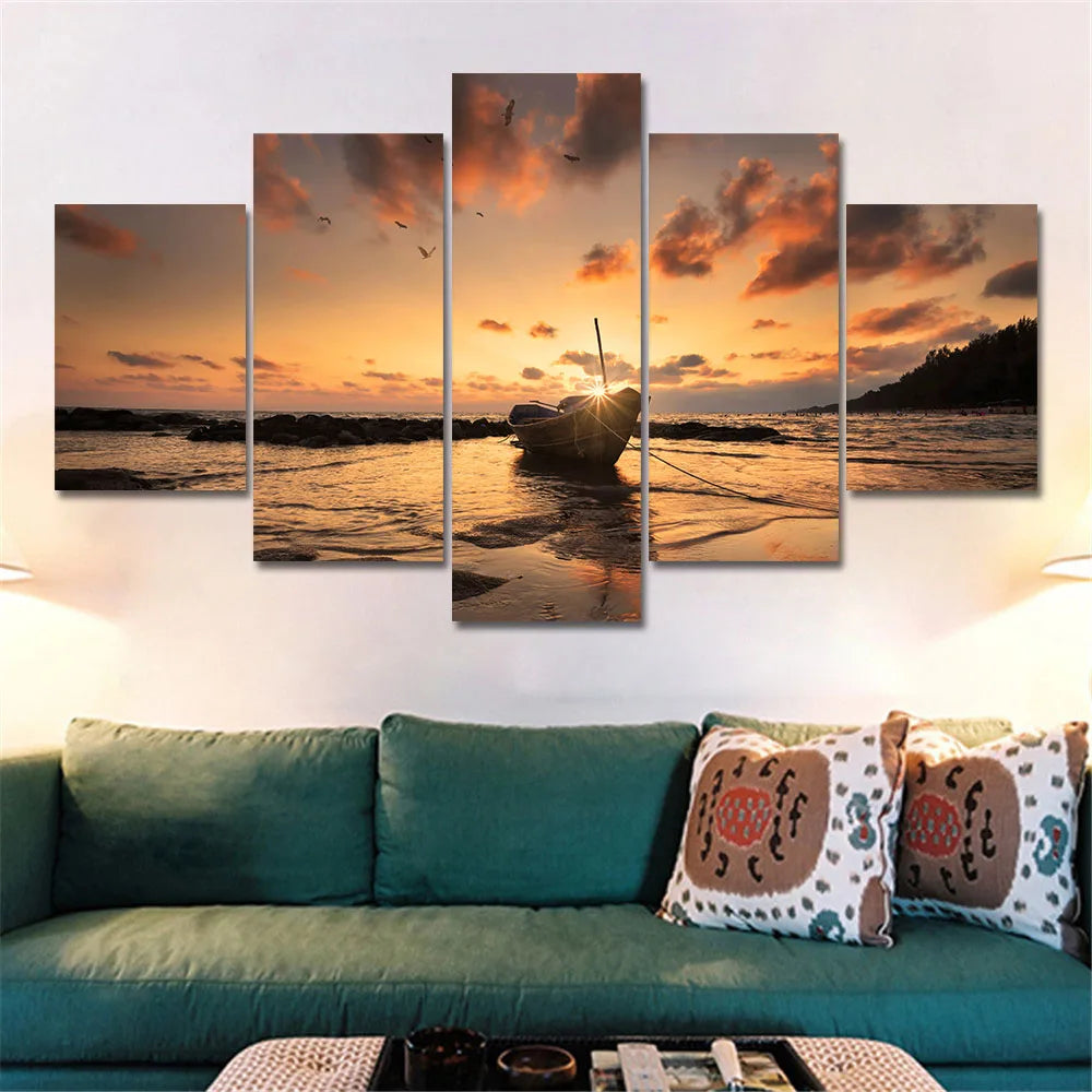 Sunset Voyage Wall Art