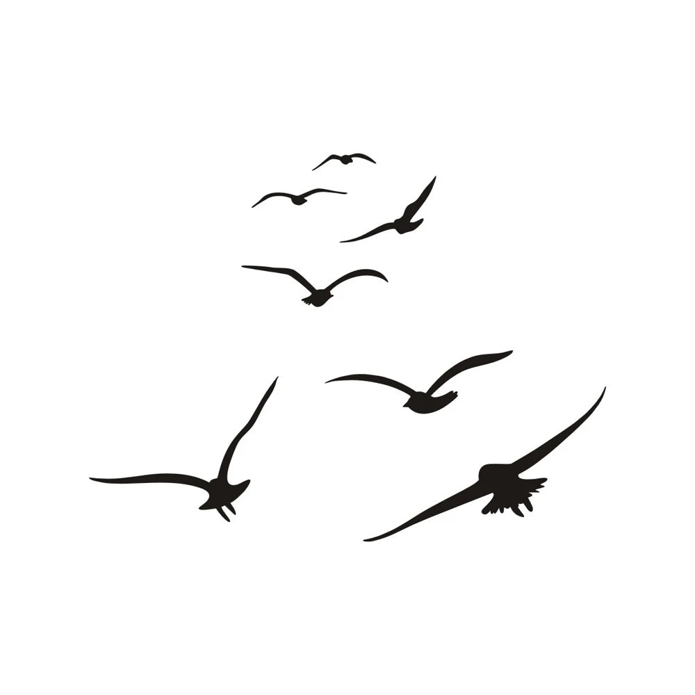 Seabird Silhouette Wall Decals