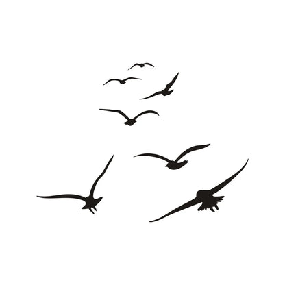 Seabird Silhouette Wall Decals