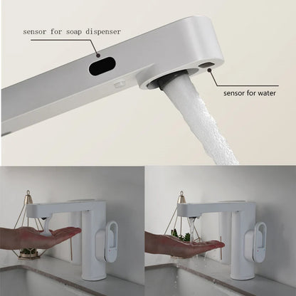 KEMAIDI AutoSense Faucet with Soap Dispenser Combo