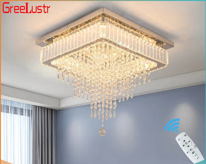 LuxeCrystal LED Chandelier